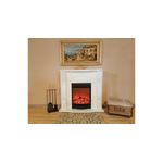 Casa si Gradina - Termice - Sobe, Seminee si accesorii - Seminee - Semineu electric Clasic alb & Corsica, Art Flame, 883x950x300 mm, 1500W - Infinity.ro