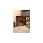 Casa si Gradina - Termice - Sobe, Seminee si accesorii - Seminee - Semineu electric Napoli nuc & Galileo silver, Art Flame, 1035x1100x300 mm, 2000W - Infinity.ro