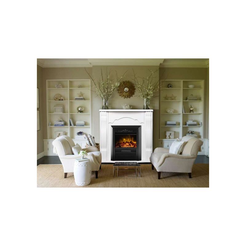 Casa si Gradina - Termice - Sobe, Seminee si accesorii - Seminee - Semineu electric Clasic alb & Cristina, Art Flame, 883x950x300 mm, 2000W - Infinity.ro