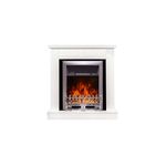 Casa si Gradina - Termice - Sobe, Seminee si accesorii - Seminee - Semineu electric Donald & Galileo silver, Art Flame, 865x820x250 mm, 2000W - Infinity.ro