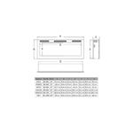 Casa si Gradina - Termice - Sobe, Seminee si accesorii - Seminee - Semineu electric de perete-incorporabil Hefest, 544x1524x140 mm, 1500W - Infinity.ro