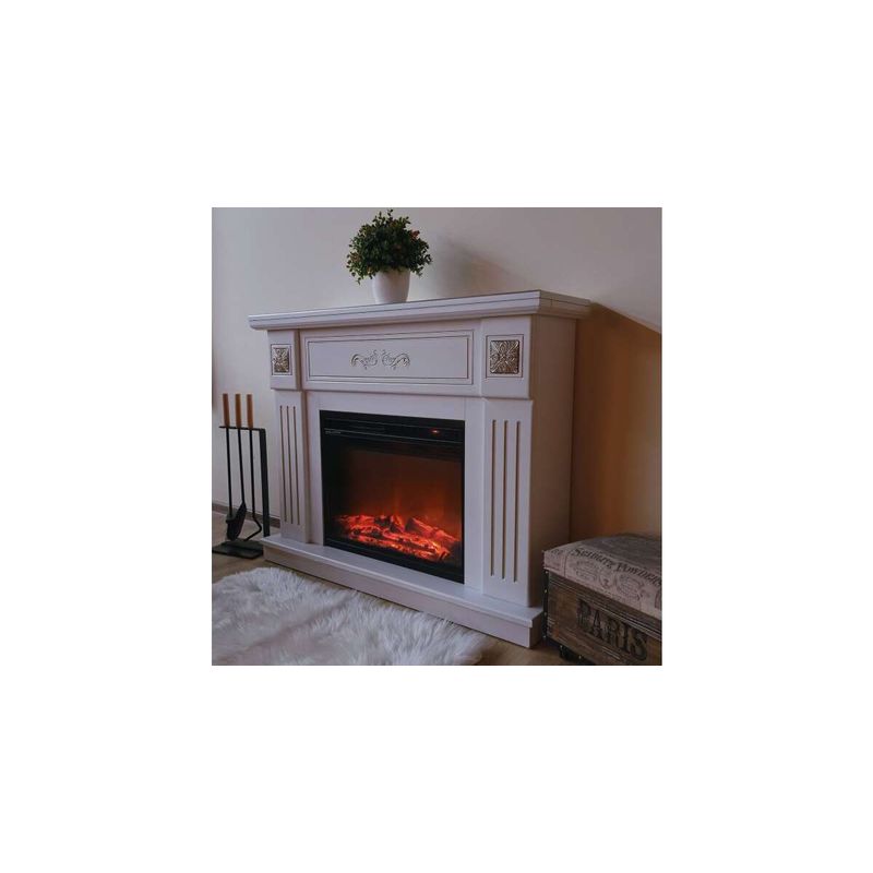 Casa si Gradina - Termice - Sobe, Seminee si accesorii - Seminee - Semineu electric Praga & Lorance color, Art Flame, 883x1087x290 mm, 1500W - Infinity.ro