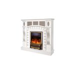 Casa si Gradina - Termice - Sobe, Seminee si accesorii - Seminee - Semineu electric Amsterdam alb & Meridian, Art Flame, 1120x1150x300 mm, 2000W - Infinity.ro