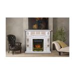 Casa si Gradina - Termice - Sobe, Seminee si accesorii - Seminee - Semineu electric Amsterdam alb & Meridian, Art Flame, 1120x1150x300 mm, 2000W - Infinity.ro