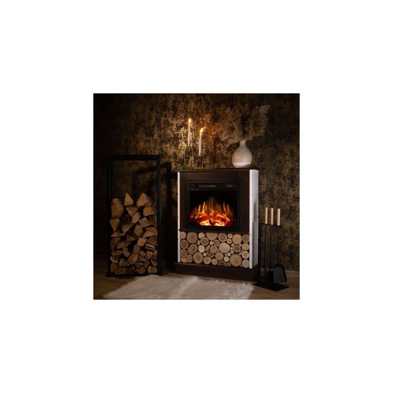 Casa si Gradina - Termice - Sobe, Seminee si accesorii - Seminee - Semineu electric Andreea & Dionis, Art Flame, 900x700x250 mm, 1500W - Infinity.ro