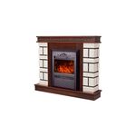 Casa si Gradina - Termice - Sobe, Seminee si accesorii - Seminee - Semineu electric Nazary mini nuc & Cristina, Art Flame, 874x1080x245 mm, 2000W - Infinity.ro