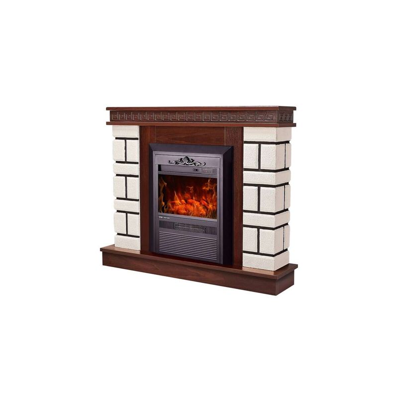 Casa si Gradina - Termice - Sobe, Seminee si accesorii - Seminee - Semineu electric Nazary mini nuc & Cristina, Art Flame, 874x1080x245 mm, 2000W - Infinity.ro