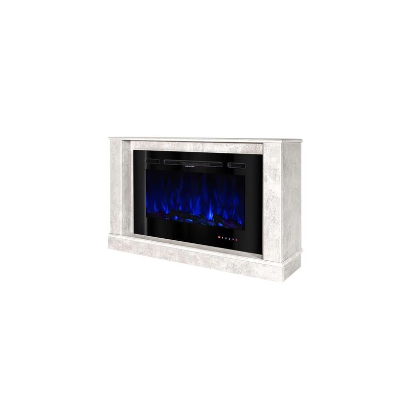 Casa si Gradina - Termice - Sobe, Seminee si accesorii - Seminee - Semineu electric Bernard mini lux & Adeli, Art Flame, 725x1215x300 mm, 1500W - Infinity.ro