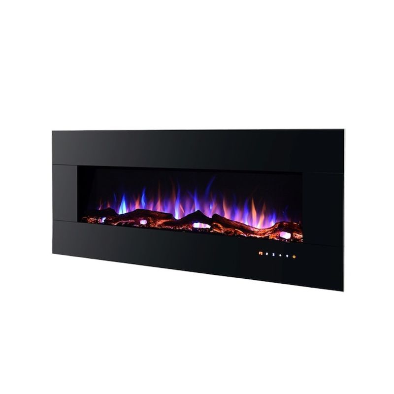 Casa si Gradina - Termice - Sobe, Seminee si accesorii - Seminee - Semineu electric de perete-incorporabil Advance, 520x1270x112 mm, 1500W - Infinity.ro