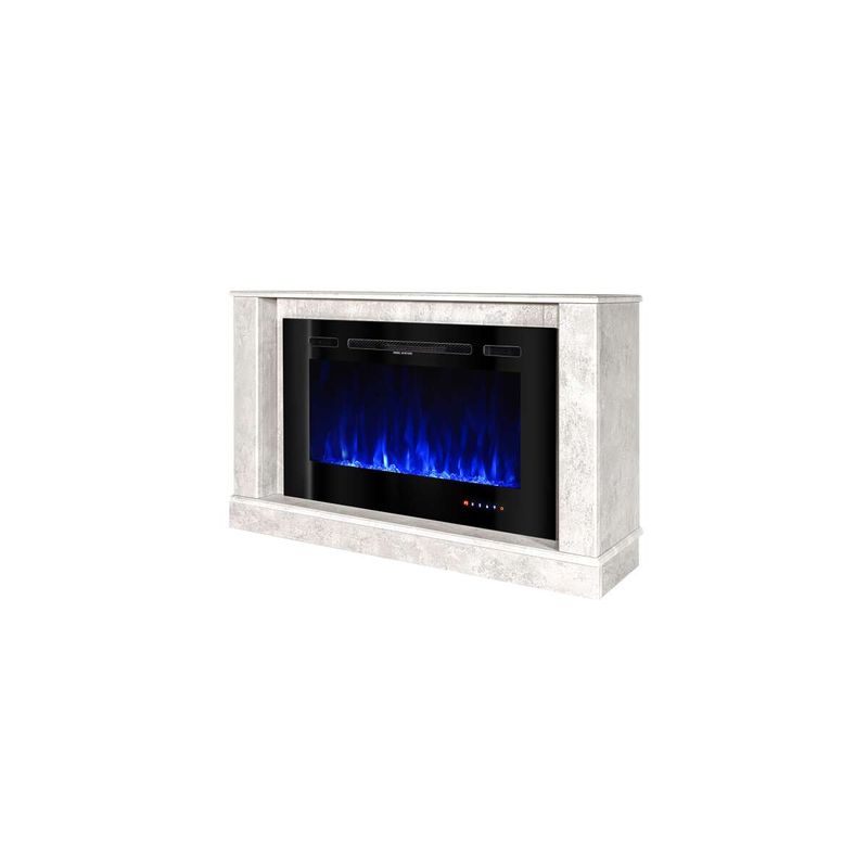 Casa si Gradina - Termice - Sobe, Seminee si accesorii - Seminee - Semineu electric Bernard mini lux & Adeli, Art Flame, 725x1215x300 mm, 1500W - Infinity.ro