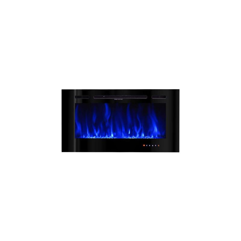 Casa si Gradina - Termice - Sobe, Seminee si accesorii - Seminee - Semineu electric de perete-incorporabil Beverly, 544x1016x140 mm, 1500W - Infinity.ro