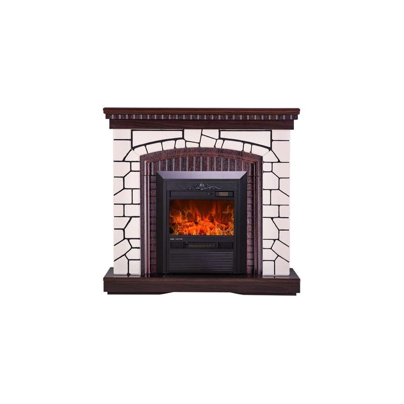 Casa si Gradina - Termice - Sobe, Seminee si accesorii - Seminee - Semineu electric Natali & Cristina, Art Flame, 1058x1100x300 mm, 2000W - Infinity.ro