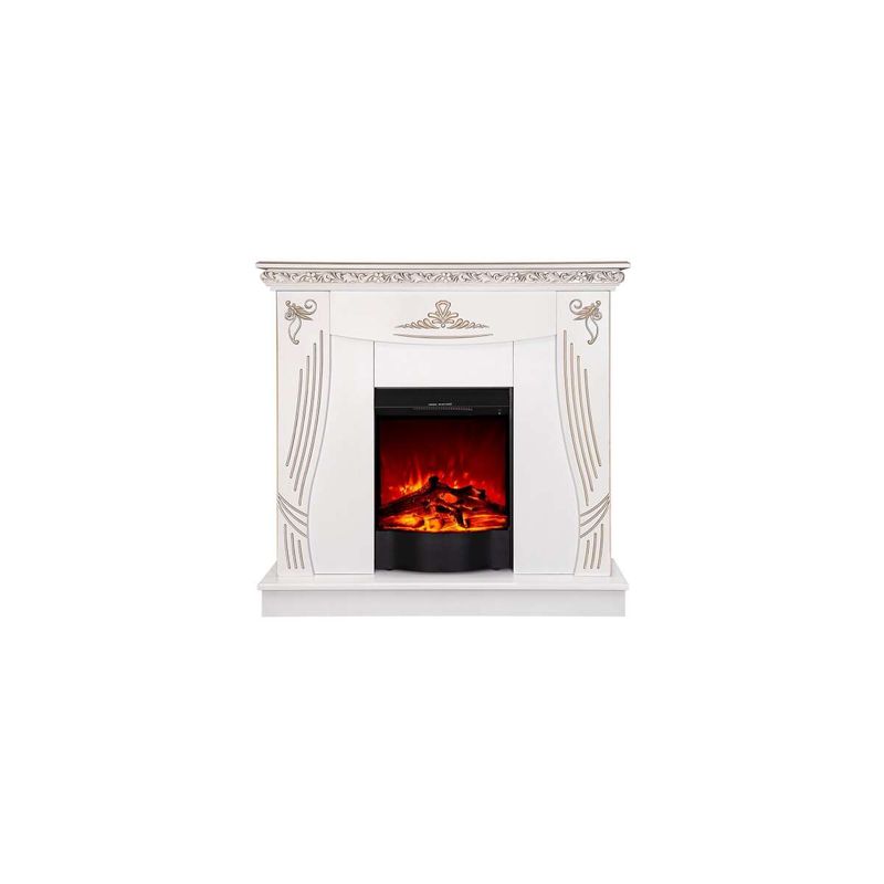 Casa si Gradina - Termice - Sobe, Seminee si accesorii - Seminee - Semineu electric Napoli alb & Corsica, Art Flame, 1035x1100x300 mm, 1500W - Infinity.ro