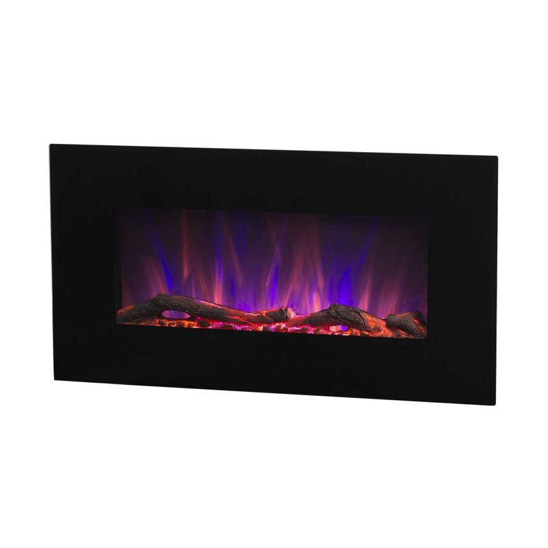 Casa si Gradina - Termice - Sobe, Seminee si accesorii - Seminee - Semineu electric de perete Marcus, 450x840x140 mm, 1500W - Infinity.ro