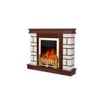 Casa si Gradina - Termice - Sobe, Seminee si accesorii - Seminee - Semineu electric Nazary mini nuc & Galileo gold, Art Flame, 874x1080x245 mm, 2000W - Infinity.ro