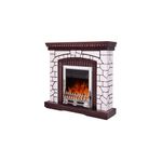 Casa si Gradina - Termice - Sobe, Seminee si accesorii - Seminee - Semineu electric Natali & Galileo silver, Art Flame, 1058x1100x300 mm, 2000W - Infinity.ro