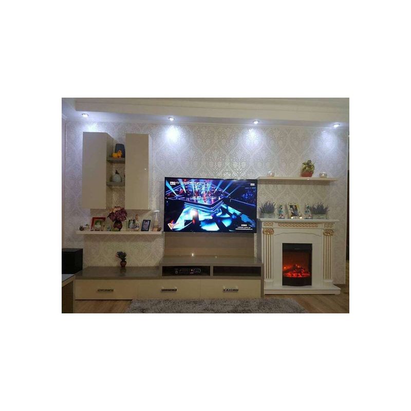 Casa si Gradina - Termice - Sobe, Seminee si accesorii - Seminee - Semineu electric Calisto & Corsica, Art Flame, 1020x1100x300 mm, 1500W - Infinity.ro