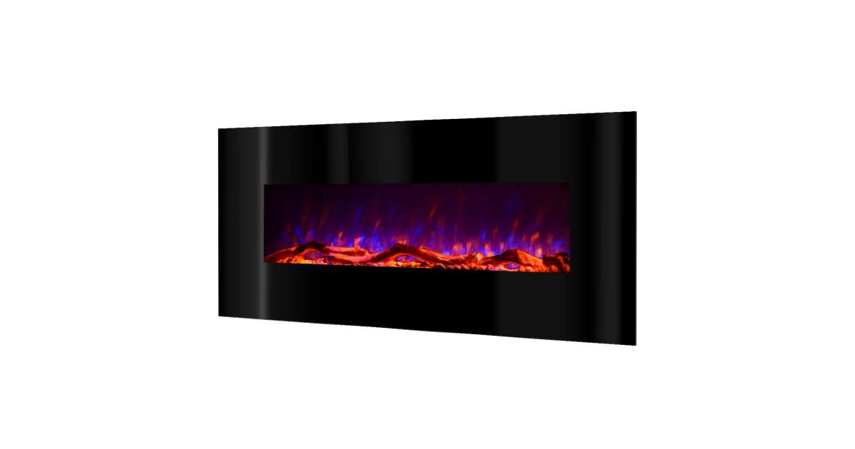 Semineu electric de perete Madrid, 550x1280x140 mm, 1500W