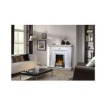 Casa si Gradina - Termice - Sobe, Seminee si accesorii - Seminee - Semineu electric Napoli alb & Galileo silver, Art Flame, 1035x1100x300 mm, 2000W - Infinity.ro