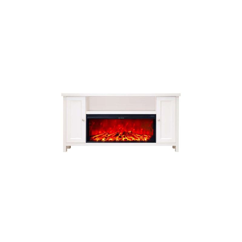 Casa si Gradina - Termice - Sobe, Seminee si accesorii - Seminee - Semineu electric Mozart alb & Tasmania, Art Flame, 750x1500x300 mm, 1500W - Infinity.ro
