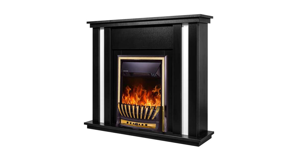 Semineu electric Gustavo & Meridian, Art Flame, 950x1100x270 mm, 2000W