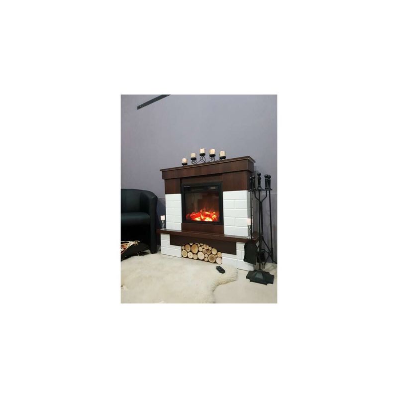 Casa si Gradina - Termice - Sobe, Seminee si accesorii - Seminee - Semineu electric Leon & Dionis, Art Flame, 958x1096x280 mm, 1500W - Infinity.ro