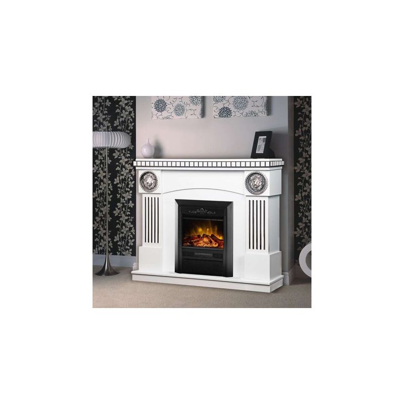 Casa si Gradina - Termice - Sobe, Seminee si accesorii - Seminee - Semineu electric Prometeu & Cristina, Art Flame, 1050x1200x330 mm, 2000W - Infinity.ro