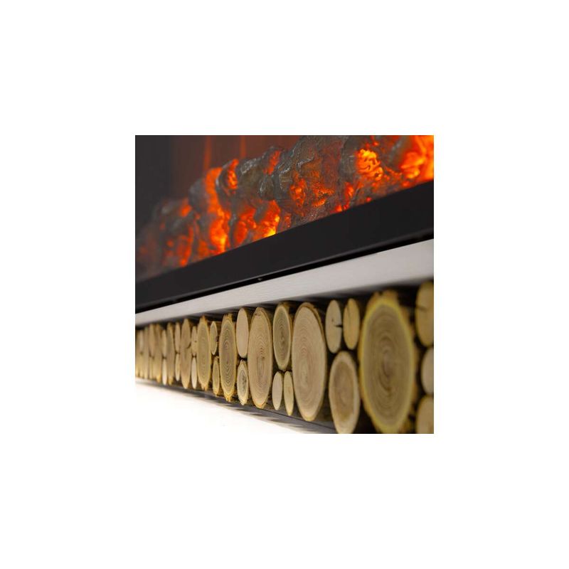 Casa si Gradina - Termice - Sobe, Seminee si accesorii - Seminee - Semineu electric Rio alb & Tanzania, Art Flame, 630x1500x300 mm, 1500W - Infinity.ro