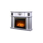 Casa si Gradina - Termice - Sobe, Seminee si accesorii - Seminee - Semineu electric Roma alb & Richi, Art Flame, 1120x1388x385 mm, 1950 W - Infinity.ro