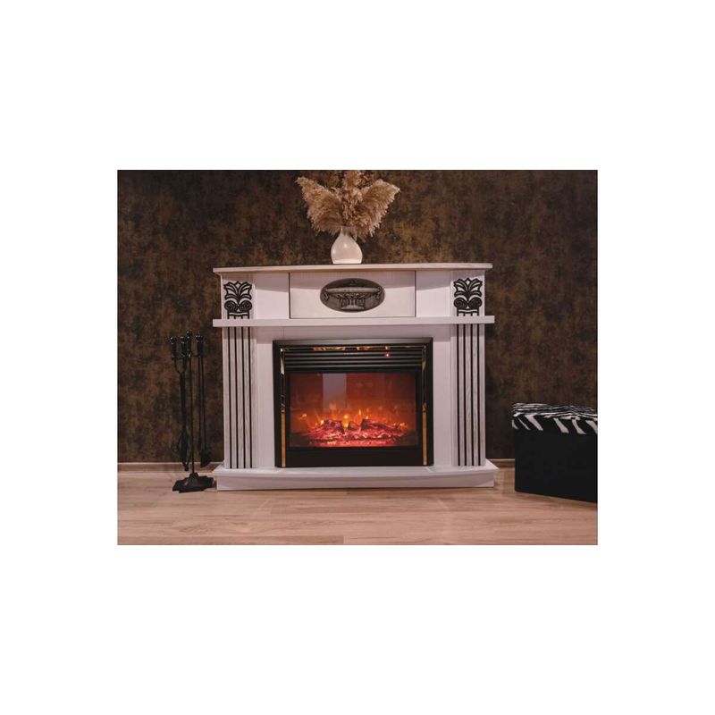 Casa si Gradina - Termice - Sobe, Seminee si accesorii - Seminee - Semineu electric Roma alb & Richi, Art Flame, 1120x1388x385 mm, 1950 W - Infinity.ro