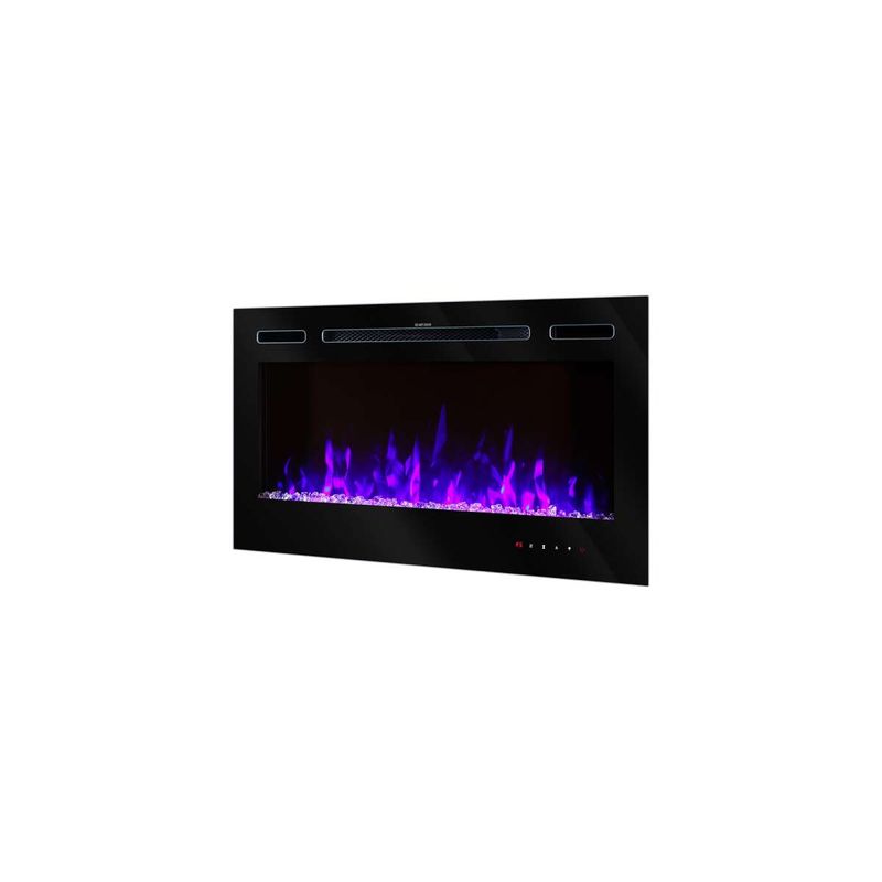 Casa si Gradina - Termice - Sobe, Seminee si accesorii - Seminee - Semineu electric de perete-incorporabil Adeli, 544x915x140 mm, 1500W - Infinity.ro