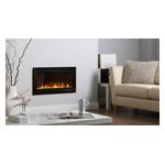 Casa si Gradina - Termice - Sobe, Seminee si accesorii - Seminee - Semineu electric de perete-incorporabil Adeli, 544x915x140 mm, 1500W - Infinity.ro