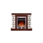 Casa si Gradina - Termice - Sobe, Seminee si accesorii - Seminee - Semineu electric Nazary mini nuc & Galileo silver, Art Flame, 874x1080x245 mm, 2000W - Infinity.ro