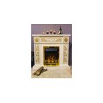 Casa si Gradina - Termice - Sobe, Seminee si accesorii - Seminee - Semineu electric Versailles gold & Cristina, Art Flame, 1020x1100x300 mm, 2000W - Infinity.ro