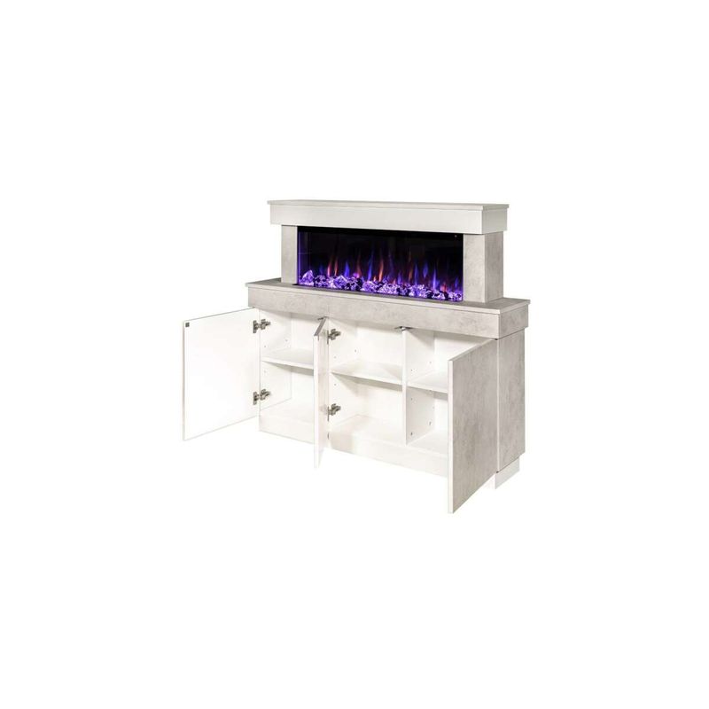 Casa si Gradina - Termice - Sobe, Seminee si accesorii - Seminee - Semineu electric Stefania & Dalas, Art Flame, 1150x1400x300 mm, 1500W - Infinity.ro