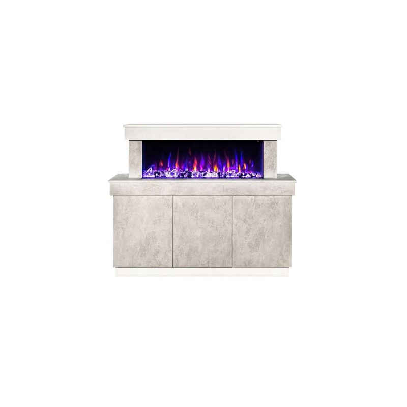 Casa si Gradina - Termice - Sobe, Seminee si accesorii - Seminee - Semineu electric Stefania & Dalas, Art Flame, 1150x1400x300 mm, 1500W - Infinity.ro