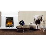 Casa si Gradina - Termice - Sobe, Seminee si accesorii - Seminee - Semineu electric Ambasador alb & Galileo silver, Art Flame, 1000x1048x300 mm, 2000W - Infinity.ro