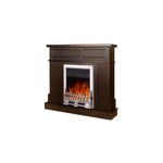 Casa si Gradina - Termice - Sobe, Seminee si accesorii - Seminee - Semineu electric Ambasador Maro inchis & Galileo silver, Art Flame, 1000x1048x300 mm, 2000W - Infinity.ro