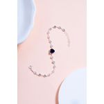 Fashion, accesorii si bijuterii - Femei - Bijuterii femei - Bratari femei - Bratara, Heliophilia, argint 925, zirconiu, albastru marin, unisex, marime universala - Infinity.ro