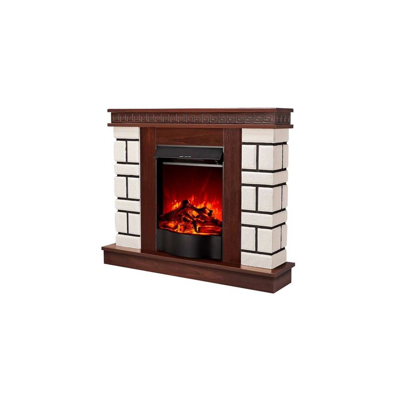 Casa si Gradina - Termice - Sobe, Seminee si accesorii - Seminee - Semineu electric Nazary mini nuc & Corsica, Art Flame, 874x1080x245 mm, 1500W, 2 trepte de încalzire, 5 niveluri ale intensitații flacarilor, Buton alimentare - Infinity.ro