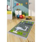 Casa si Gradina - Textile si covoare - Covoare - Covoare copii - Covor de hol, Conceptum Hypnose, catifea, multicolor, 80x150 cm, antiderapant, 595HFT1978 - Infinity.ro