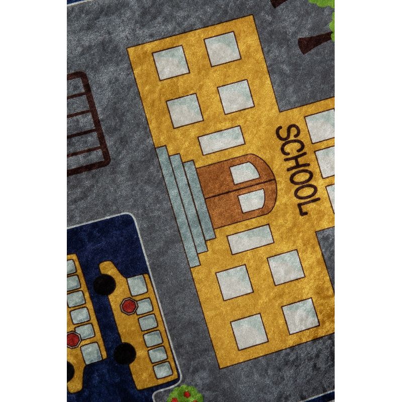Casa si Gradina - Textile si covoare - Covoare - Covoare copii - Covor, Conceptum Hypnose, multicolor, 140x190 cm, 100% poliester, antiderapant, lavabil la masina, 876CHL1150 - Infinity.ro