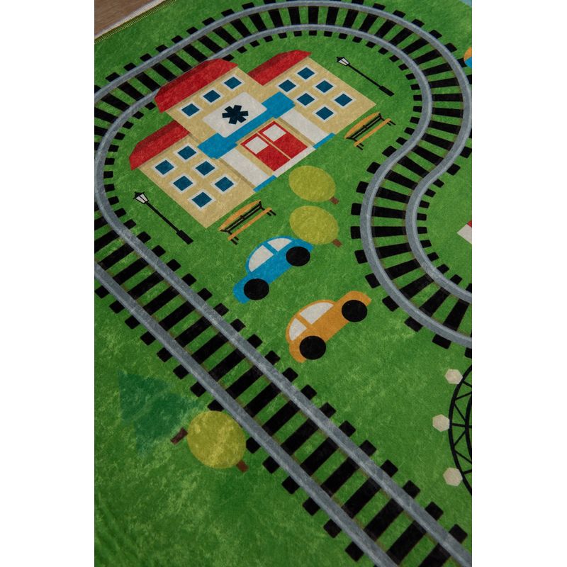 Casa si Gradina - Textile si covoare - Covoare - Covoare copii - Covor copii, Conceptum Hypnose, multicolor, 100x160 cm, 100% poliester, antiderapant, 876CHL1114 - Infinity.ro