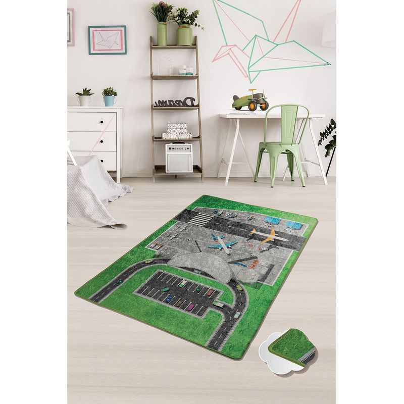 Casa si Gradina - Textile si covoare - Covoare - Covoare copii - Covor copii, Conceptum Hypnose, multicolor, 140x190 cm, 100% poliester, antiderapant, 876CHL1098 - Infinity.ro