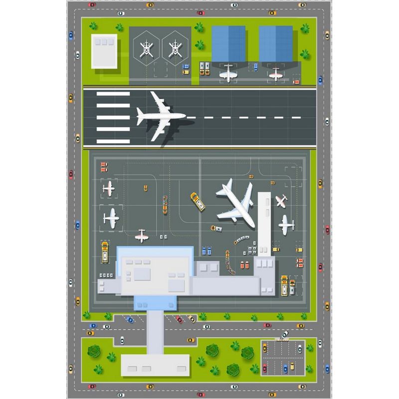 Casa si Gradina - Textile si covoare - Covoare - Covoare copii - Covor de hol, Conceptum Hypnose, catifea, multicolor, 80x150 cm, antiderapant, 595HFT1978 - Infinity.ro