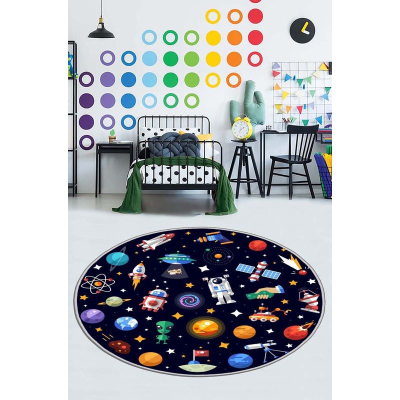 Casa si Gradina - Textile si covoare - Covoare - Covoare copii - Covor copii, Conceptum Hypnose, multicolor, 60x60 cm, 100% poliester, antiderapant - Infinity.ro
