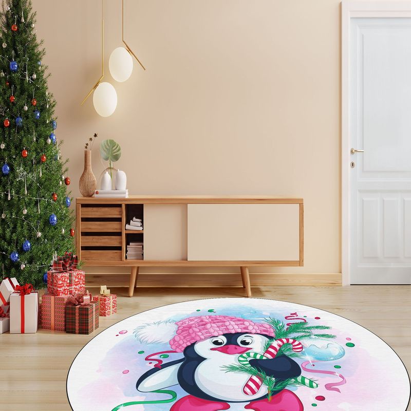 Casa si Gradina - Textile si covoare - Covoare - Covoare copii - Covor copii, Conceptum Hypnose, multicolor, 80 cm, bumbac si poliester, antiderapant - Infinity.ro