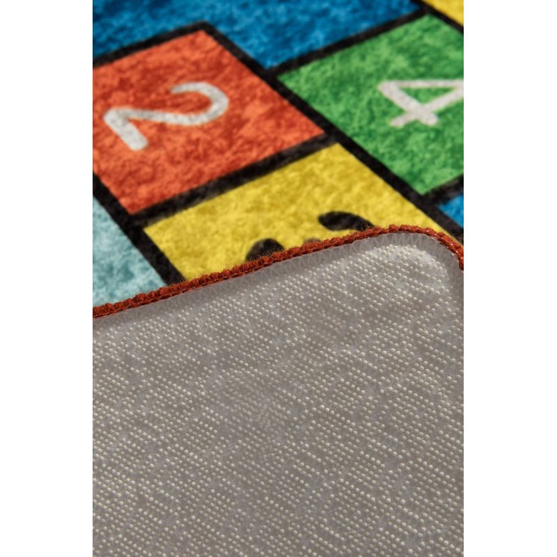 Casa si Gradina - Textile si covoare - Covoare - Covoare copii - Covor copii, Conceptum Hypnose, multicolor, 140x190 cm, 100% poliester, antiderapant, lavabil la masina, 876CHL1017 - Infinity.ro