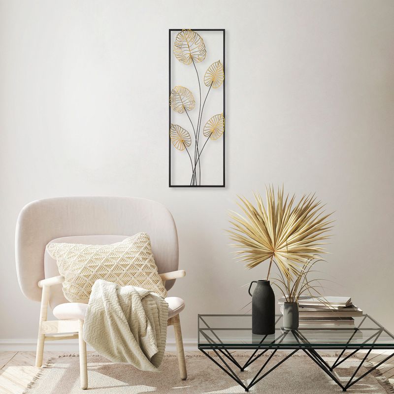 Casa si Gradina - Decoratiuni - Decoratiuni perete - Accesoriu decorativ de perete, Wallxpert, metal, multicolor, 32x90 cm, 891TNL2313 - Infinity.ro