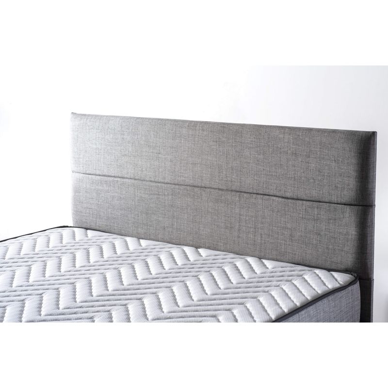 Casa si Gradina - Mobilier - Saltele si somiere - Saltele - Saltea ortopedica, Hanah Home, jacquard, alb gri, 150x200x21 cm - Infinity.ro